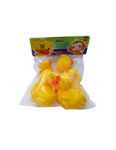 BOLSA 6 PATITOS GOMA