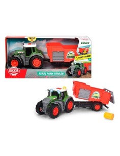 TRACTOR FENDT GRANJA TRAILER 26 CM LUZ Y SONIDO