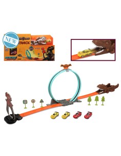 PISTA COCHES DINOSAURIO
