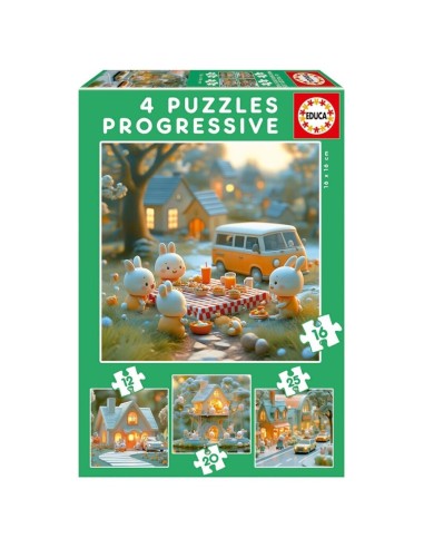 PUZZLE PROGRESIVO BUNNY CITY 12-16-20-25