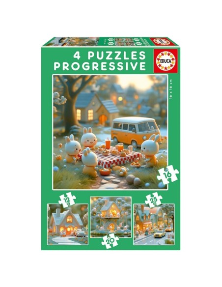 PUZZLE PROGRESIVO BUNNY CITY 12-16-20-25