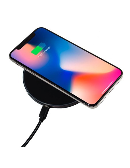 COOL BASE DOCK INALAMBRICO QI UNIVERSAL NEGRO (CARGA RAPIDA)