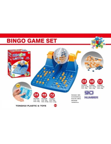 LOTERIA BINGO 72 CART 90 BOLAS
