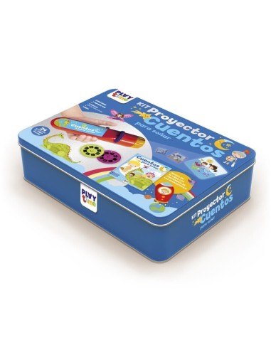 KIT PROYECTOR CUENTOS - CAJA METÁLICA