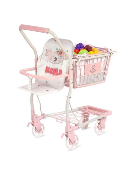 CARRO COMPRA PORTABEBE C/SET 12 FRUTAS KOALA