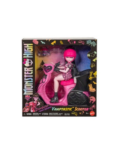 MONSTER HIGH DRACULAURA Y SU SCOOTER