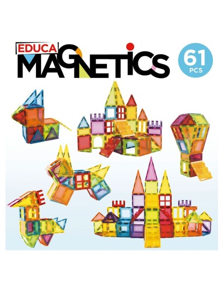 JUEGO 61 PZAS MAGNETICS