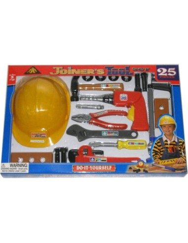 SET HERRAMIENTAS C/CASCO 25 PZAS
