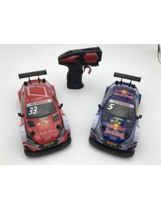 COCHE AUDI RS AZUL-ROJ RC 1:24