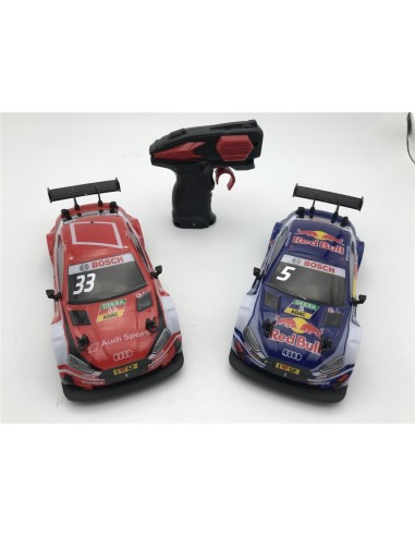 COCHE AUDI RS AZUL-ROJ RC 1:24