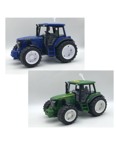 TRACTOR GRANJA 1:16 2 COL (AZUL/VERDE)