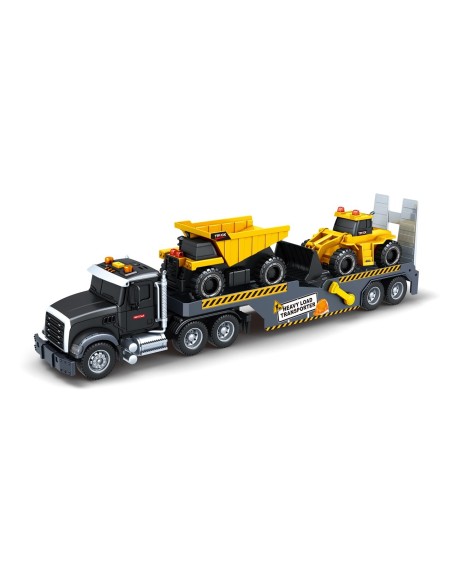 TRAILER OBRAS C/VEHICULOS 1:14