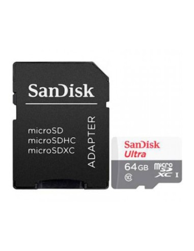 MICRO SD CON ADAPTADOR SANDISK 64GB