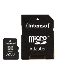 INTENSO MICRO SD + ADAPTADOR 32GB CLASE 10