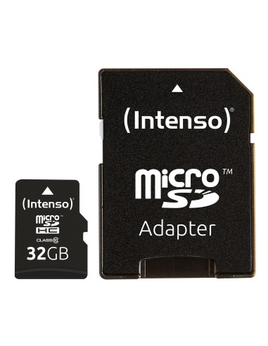INTENSO MICRO SD + ADAPTADOR 32GB CLASE 10