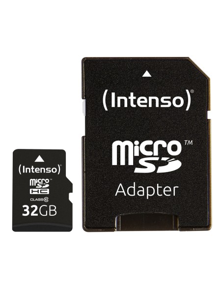 INTENSO MICRO SD + ADAPTADOR 32GB CLASE 10