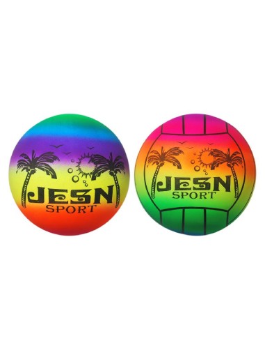 PELOTA ARCOIRIS PLASTICO