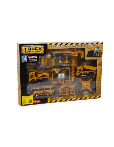 CONJUNTO CONSTRUCCION CON 3 VEHICULOS