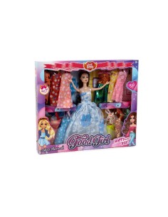 MUÑECA VESTIDO GALA + 12 VESTIDOS