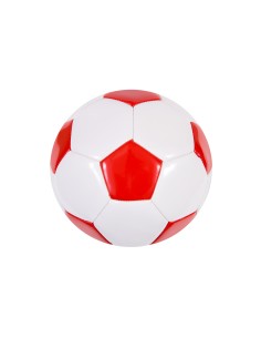 BALON DE FUTBOL BLANCO-ROJO