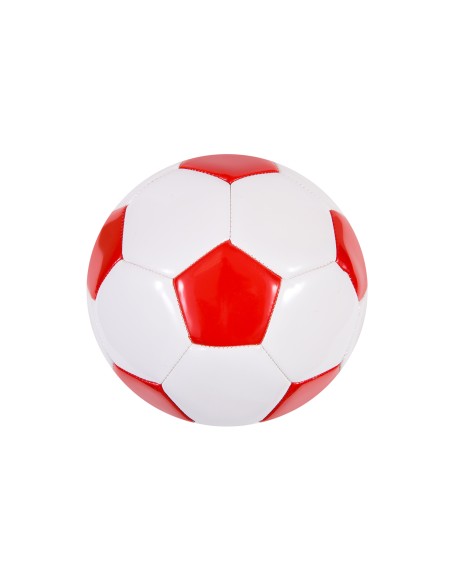 BALON DE FUTBOL BLANCO-ROJO