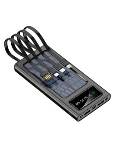 COOL BATERIA EXTERNA 10000 MAH + PANEL SOLAR (4 CONEXIONES)