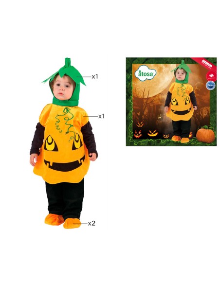 DISFRAZ CALABAZA 0-6 MESES