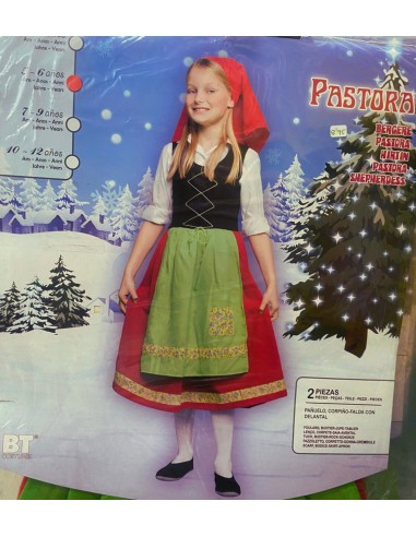 DISFRAZ PASTORA 5-6 AÑOS