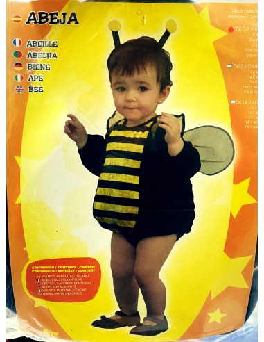 DISFRAZ ABEJA 0-6 MESES