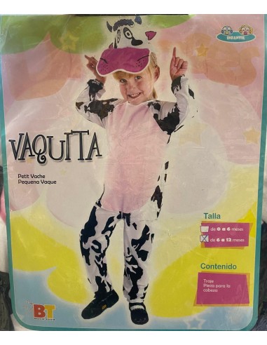 DISFRAZ VAQUERITA 6-12 MESES