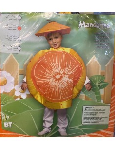 DISFRAZ MANDARINA 5-6 AÑOS