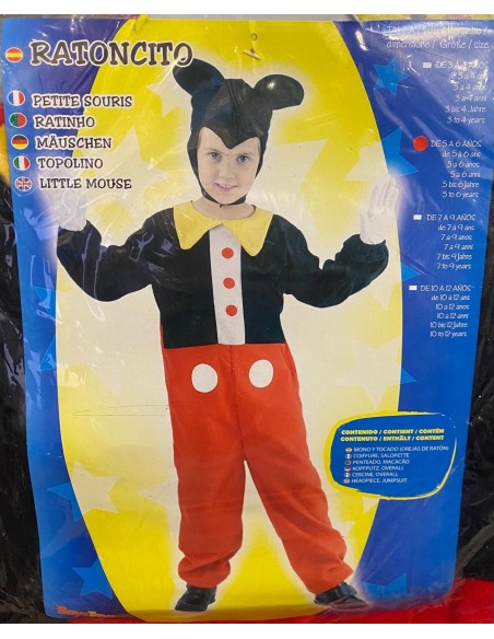 DISFRAZ RATONCITO 5-6 AÑOS