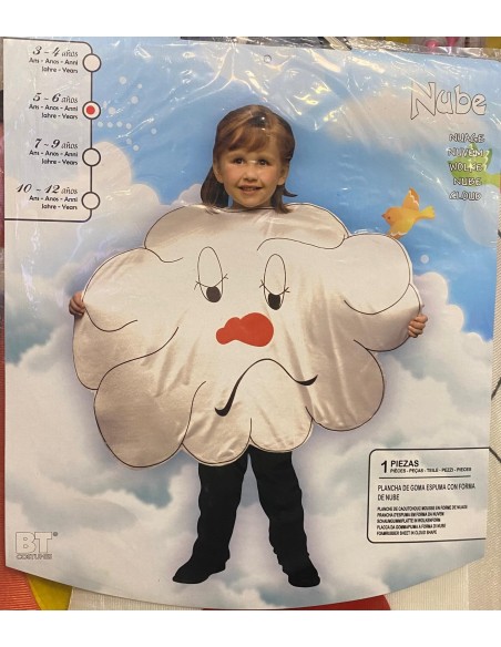 DISFRAZ BEBE NUBE 5-6 AÑOS