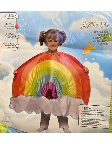 DISFRAZ ARCOIRIS 5-6 AÑOS