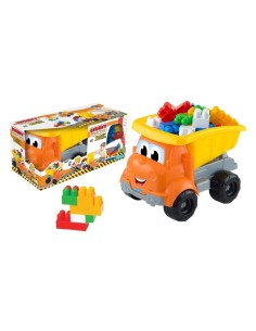 CAMION VOLQUETE LARGO CON 30 BLOQUES