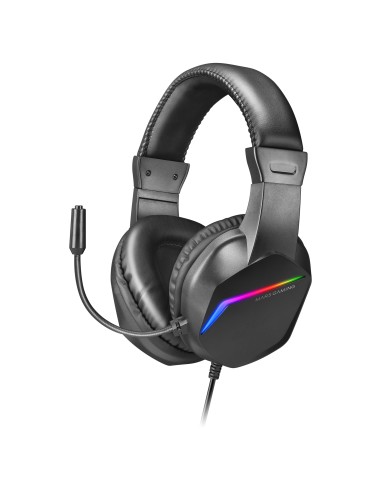 MARS GAMING CASCOS NEGROS CON MICROFONO Y...