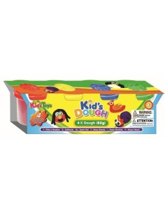 SET 4 BOTES PLASTILINA KIDS