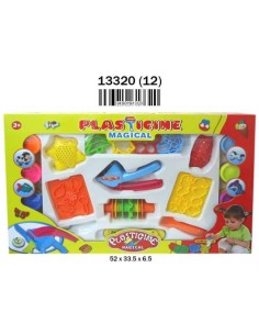 CAJA PLASTILINA 8 PCS. C/ ACCESORIOS