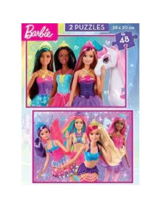 PUZZLE 2X48 BARBIE