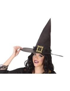 SOMBRERO DE BRUJA NEGRO