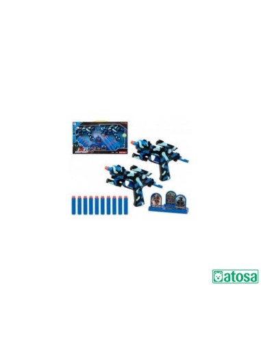 PISTOLA PACK 2 DARDOS CAMUFLAJE