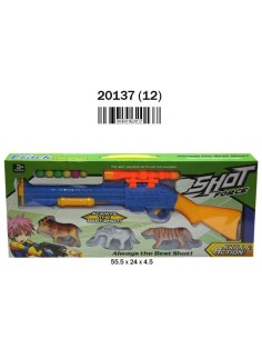 CAJA ESCOPETA 50CM PUNTERIA ANIMALES