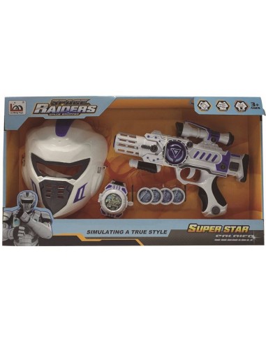 SET GALACTICO C MASCARA Y PISTOLA SONIDOS