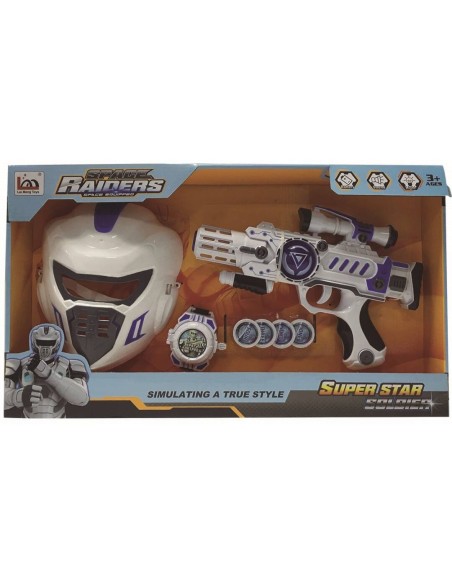 SET GALACTICO C MASCARA Y PISTOLA SONIDOS