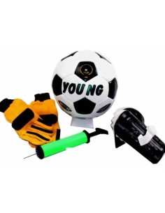 BALON GUANTES ESPINILLERA BOMBA