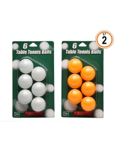 PACK 6 PELOTAS PIN PON