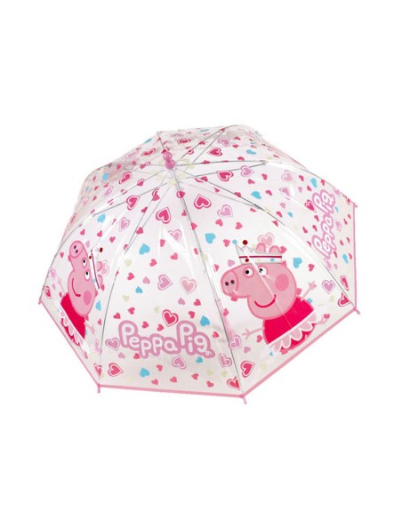 PARAGUAS TRANSPARENTE PEPPA